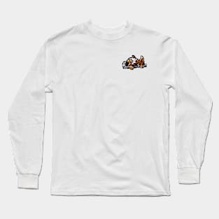 Pixel Eagle Character Long Sleeve T-Shirt